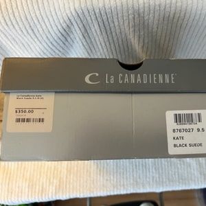 La Canadienne suede heeled boots